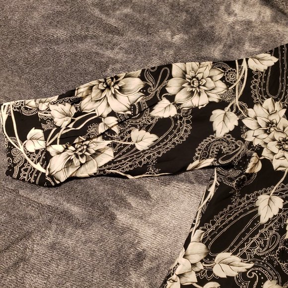 Pinko Floral Paisley Mini Shirt Dress size: 4 - Picture 9 of 9